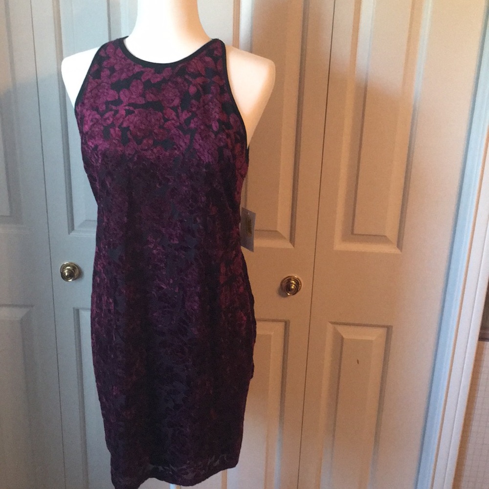Velvet flower dress